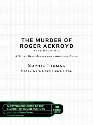 cover image of The Murder of Roger Ackroyd by Agatha Christie